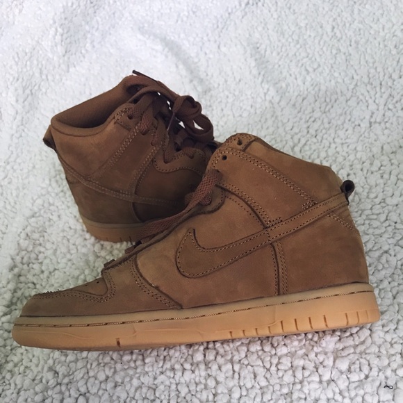 nike air force mid wheat